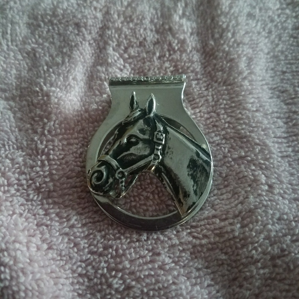 Vintage horse money clip